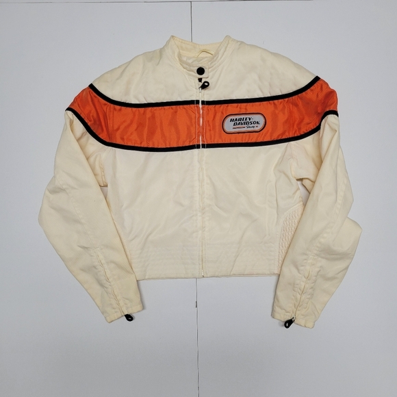 Harley Davidson Vintage Nylon Racing  Women's Jacket. - Picture 1 of 16
